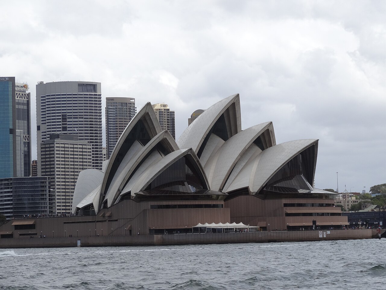 Sydney Opera House and harbour in Australia